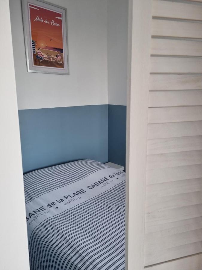 Studio Malouin - Sur La Digue De Malo Les Bains Avec Vue Sur Mer Dış mekan fotoğraf
