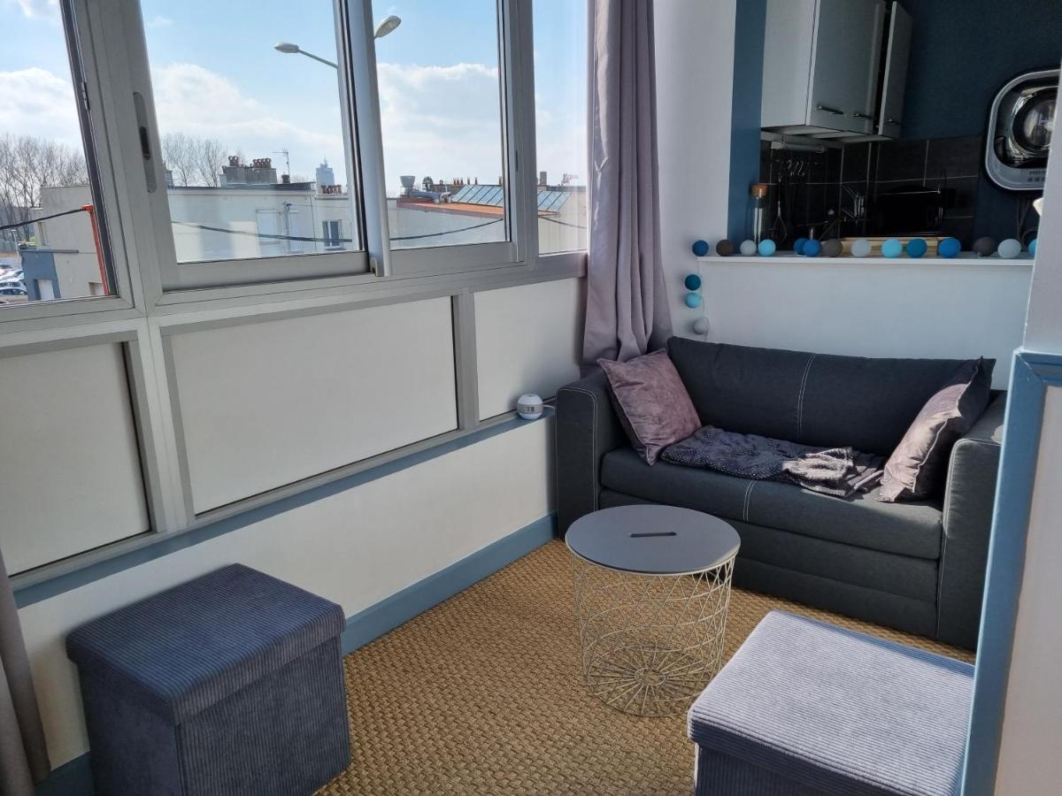 Studio Malouin - Sur La Digue De Malo Les Bains Avec Vue Sur Mer Dış mekan fotoğraf