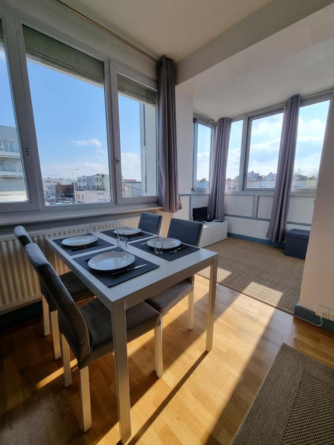 Studio Malouin - Sur La Digue De Malo Les Bains Avec Vue Sur Mer Dış mekan fotoğraf